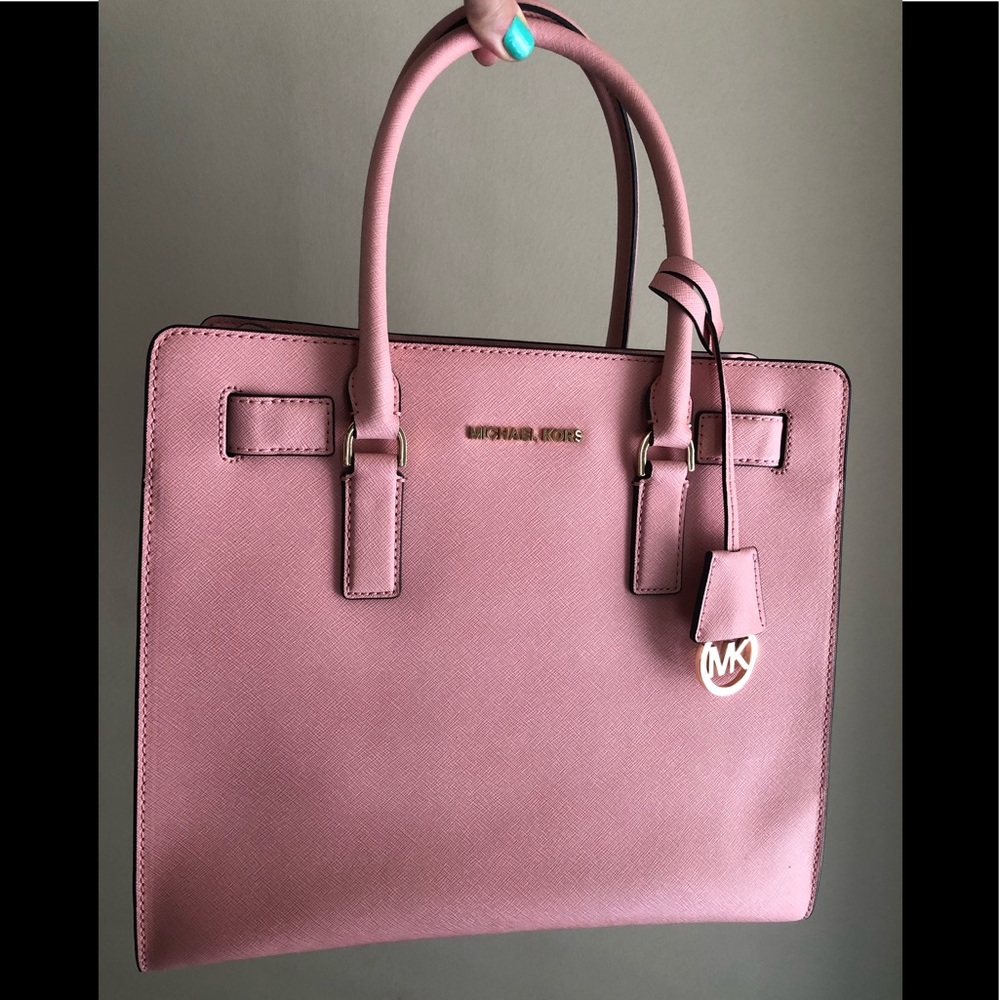 Michael Kors Saffiano leather tote bag